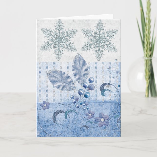 Cartão De Festividades Estrelas brilhantes (Frente)