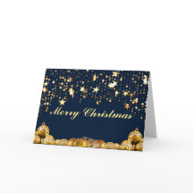 Estrelas Douradas de Natal, Baubles, Árvore e Mens