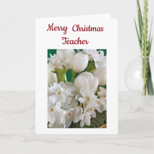 CARTÃO DE FESTIVIDADES ESTUDANTE MAIS VELHO A DAR ***PROFESSOR** NO NATAL