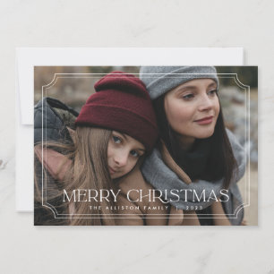Cartão De Festividades Eterno clássico Feliz Natal Foto
