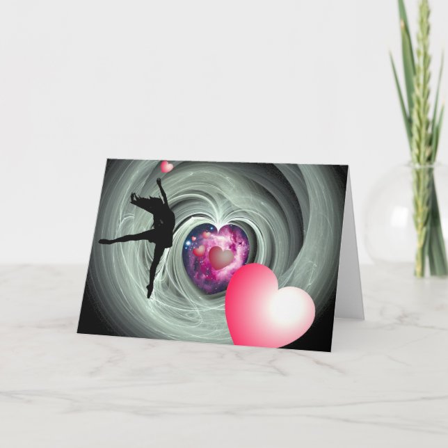 Cartão De Festividades Eu Adoro Dançar! (Frente)