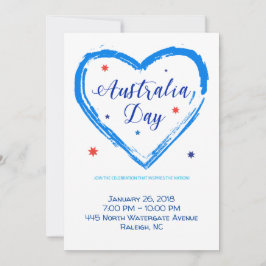 Cartão De Festividades "EU AMO A AUSTRÁLIA" Dia da Austrália 26 de Janeir