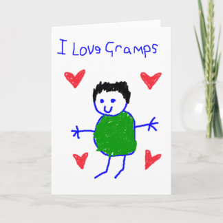 Cartão De Festividades Eu Amo Grampos
