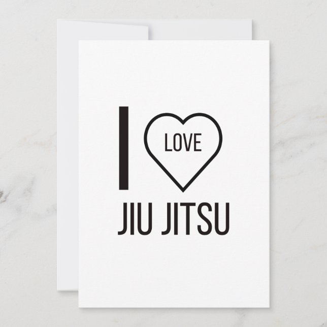 CARTÃO DE FESTIVIDADES EU AMO JIU JITSU (Frente)