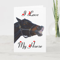 Eu amo meu cavalo! Engraçado