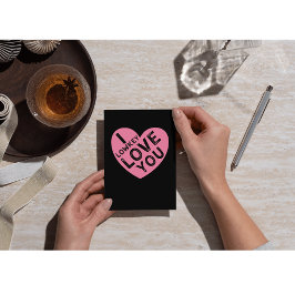 Cartão De Festividades Eu Amo Você Dia de os namorados