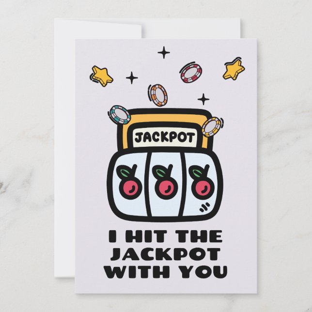 CARTÃO DE FESTIVIDADES EU BATI NO PONTO DE ESCOLHA COM VOCÊ (Frente)