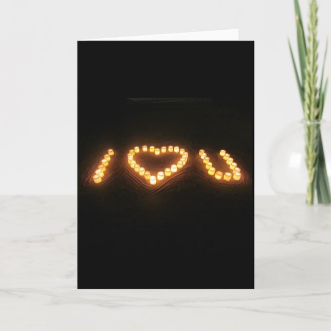 Cartão De Festividades Eu corto velas (Frente)