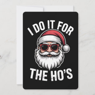 Cartão De Festividades Eu Faço Isso Pelas Garotas Engraçado Natal Papai N