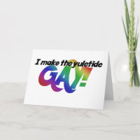 Eu faço o GAY de yuletide