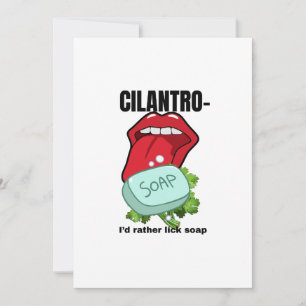 Cartão De Festividades Eu Preferencialmente Sabonete de Lick - Anti-Cilan