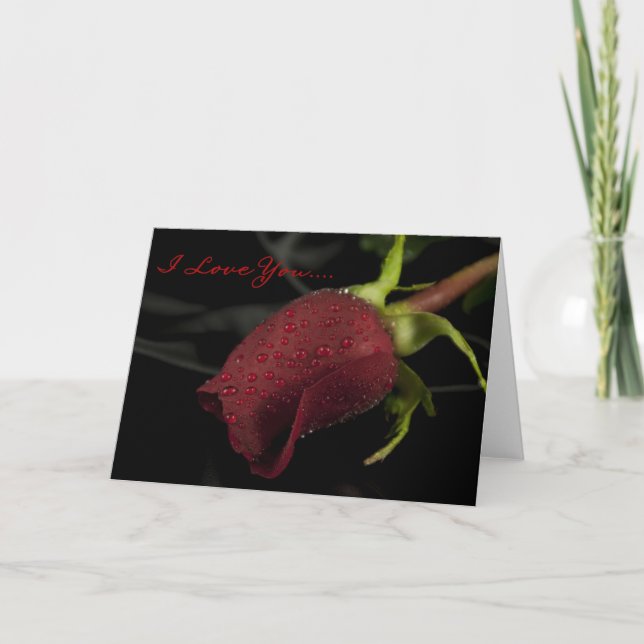 Cartão De Festividades Eu Te Amo. (Frente)