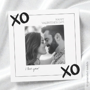 Cartão De Festividades Eu Te Amo Feliz Dia dos Namorados Marido XOXO