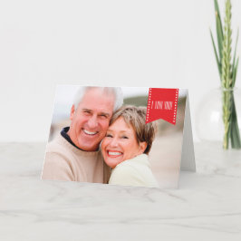 Cartão De Festividades Eu Te Amo. Foto personalizada do dia de os namorad