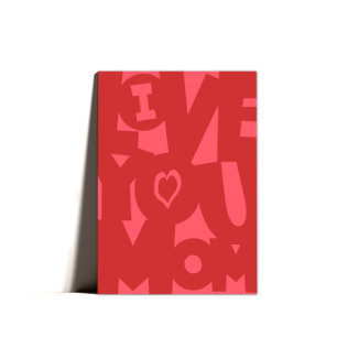 Cartão De Festividades Eu Te Amo, Mãe Humor Feliz dia de as mães