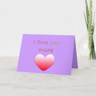 Cartão De Festividades Eu Te Amo Mais