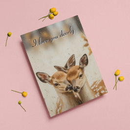 Cartão De Festividades Eu te amo muito