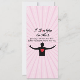 Cartão De Festividades Eu Te Amo Tanto