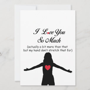Cartão De Festividades Eu Te Amo Tanto