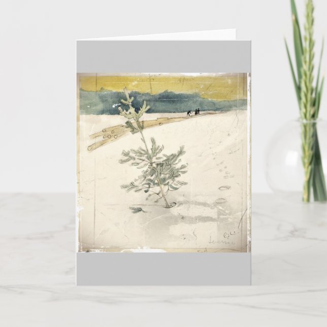 Cartão De Festividades Evergreen (Frente)