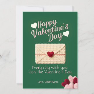 Cartão De Festividades Every Day Feels Like Valentine’s Day Love Card