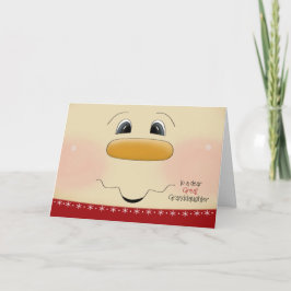 Cartão De Festividades Excelente - cara feliz do boneco de neve do Natal