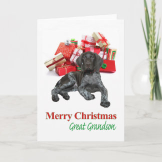 Cartão De Festividades Excelente Grizzly Glossy Vovô Feliz Natal