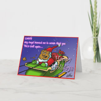 Cartão De Festividades excremento 3 do papai noel