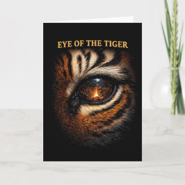 Cartão De Festividades Eye of the Tiger