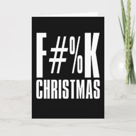 Cartão De Festividades F#%K Natal