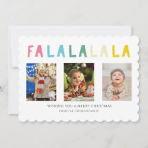 Fa La Christmas 3 Photo Collage Collage Colorful C