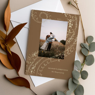 Cartão De Festividades Fa La Magical Dourado Christmas Carol Song 1 Foto