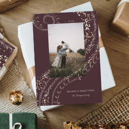 Cartão De Festividades Fa La Magical Dourado Christmas Carol Song 1 Foto