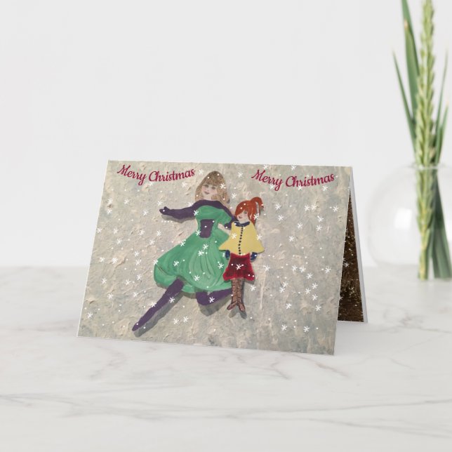 Cartão De Festividades Fada (Frente)