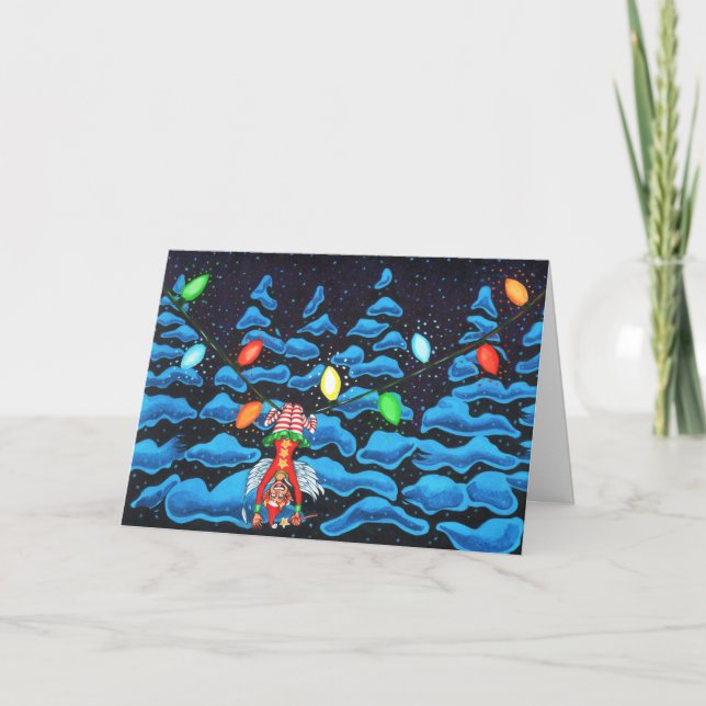 Cartão De Festividades Fada da alegria (Frente)