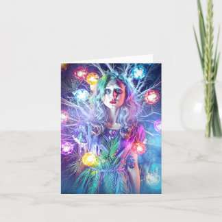 Cartão De Festividades Fada de Natal