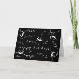 Cartão De Festividades Fadas da Arte Boas Festas