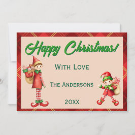 Cartão De Festividades Fadas Pequenas Fofas - Natal Personalizado