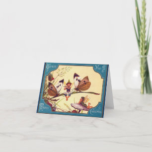 Cartão De Festividades Fairy Butterfly Christmas Card