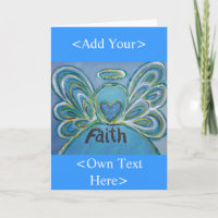 Faith Angel Greeting Card