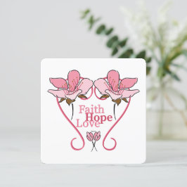 Cartão De Festividades FaItH, HoPe e LoVe