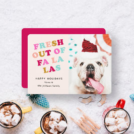 Cartão De Festividades Falala | Foto De Gato De Pet De Feriado De Natal R