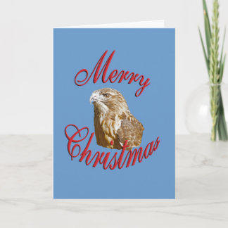Cartão De Festividades Falcão de Natal
