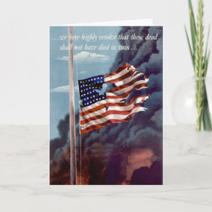 Cartão De Festividades Falência, mas não esquecida