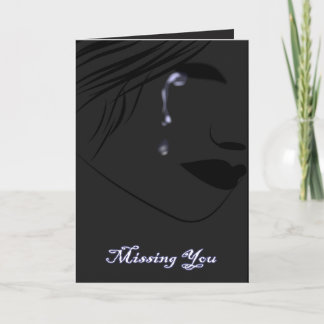 Cartão De Festividades Falta o meu amor no Namorados