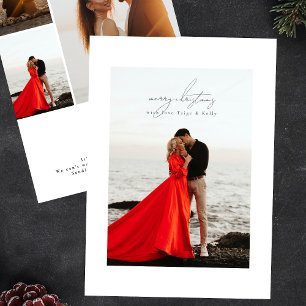 Cartão De Festividades fama da caligrafia da cinza leve fotografia feliz 