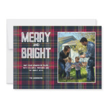 Família com Tartan Personalizado Foto de Férias Al