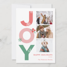 Família de Colagem de Fotos de Joy Script de Negri