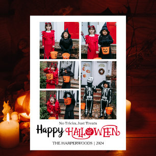 Cartão De Festividades Família de Halloween de abóbora-a-lanterna 5 Foto