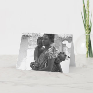 Cartão De Festividades Família de Kotorkro Baku